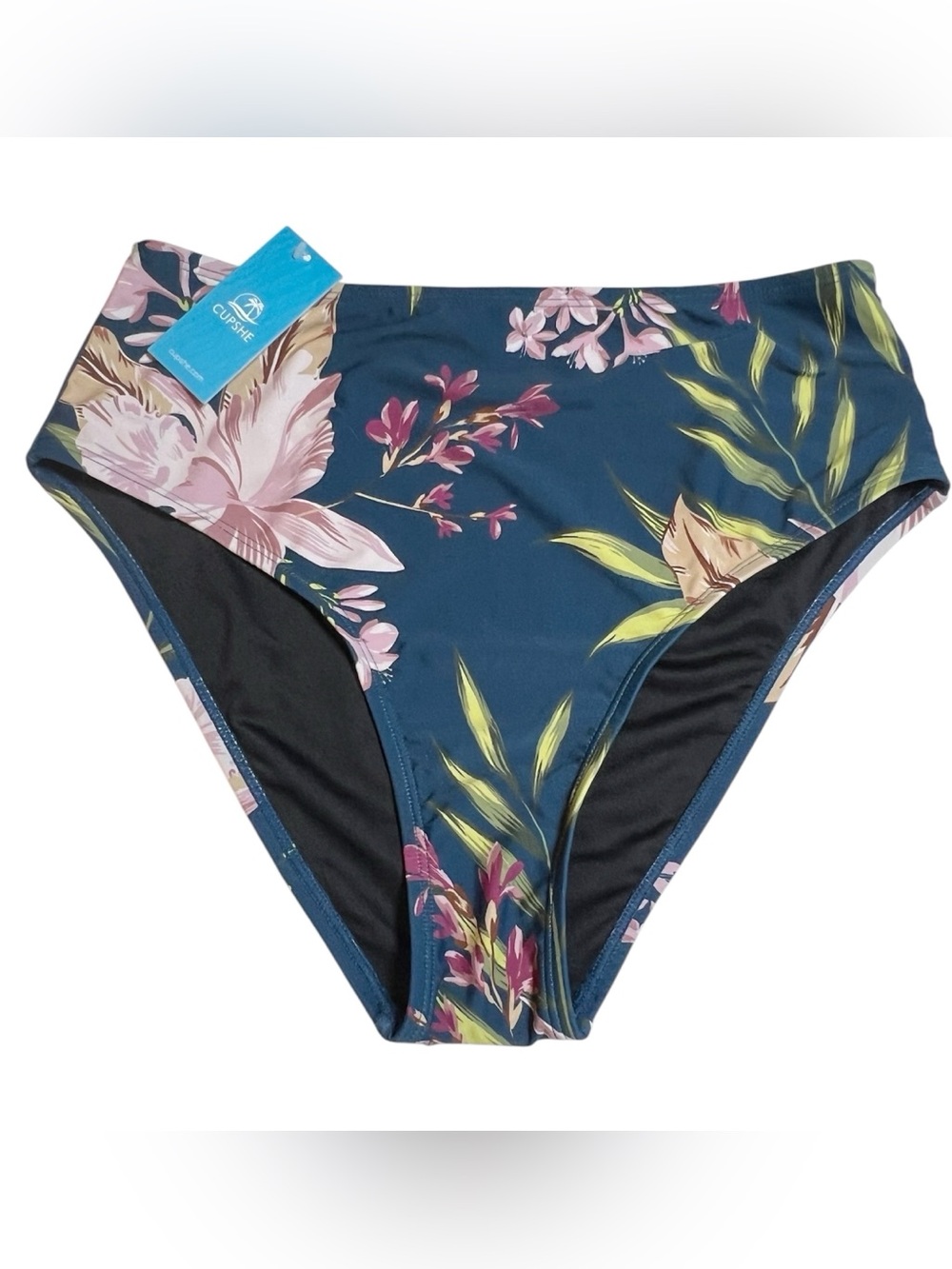 Cupshe tropical print bikini bottom NWT size M